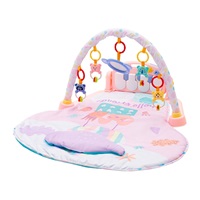 Play blanket with piano Baby Mix pink