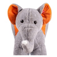 Rocking toy with melody and wheels PlayTo elephant