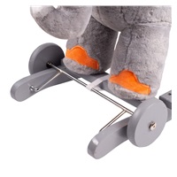 Rocking toy with melody and wheels PlayTo elephant