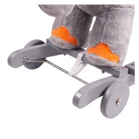 Rocking toy with melody and wheels PlayTo elephant