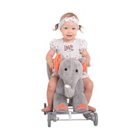 Rocking toy with melody and wheels PlayTo elephant