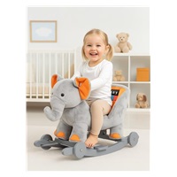 Rocking toy with melody and wheels PlayTo elephant