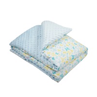 Baby blanket with filling New Baby blue 80x102 cm