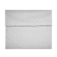 Baby blanket with filling New Baby grey 80x102 cm