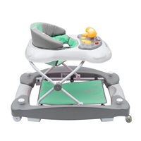 Baby walker with swing and silicone wheels Baby Mix mint