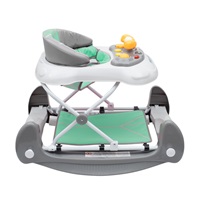 Baby walker with swing and silicone wheels Baby Mix mint