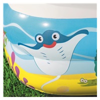 Inflatable children‘s pool with canopy Bestway sea