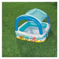 Inflatable children‘s pool with canopy Bestway sea