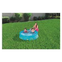 Children‘s pool with inflatable edge and shower Bestway