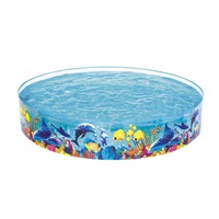 Children's pool with solid wall Bestway Sea 244x46 cm