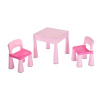 Baby table and two chairs NEW BABY pink