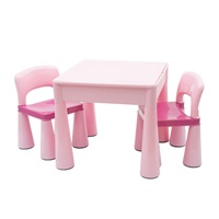 Baby table and two chairs NEW BABY pink