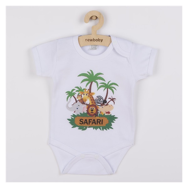 Body with print New Baby SAFARI, size 62 (3-6m)