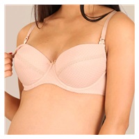 Semi-reinforced nursing bra New Baby Eva beige, size 70D