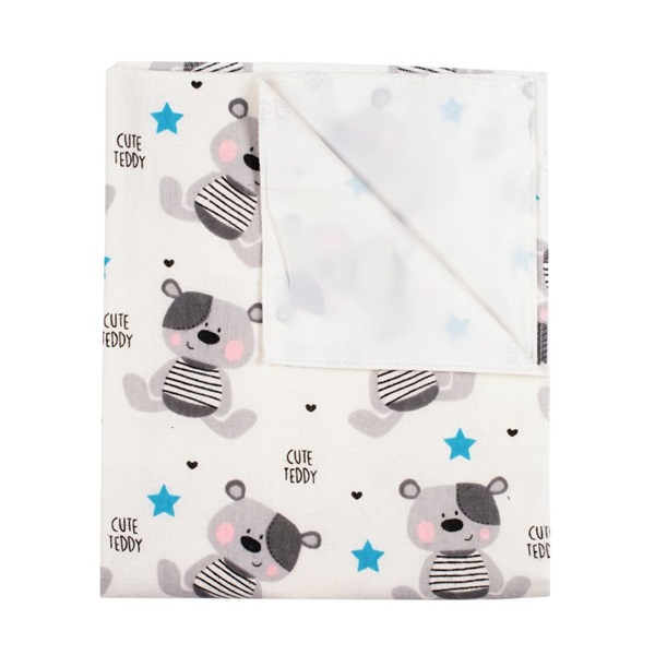 Waterproof Flannel Pad New Baby Cute Teddy