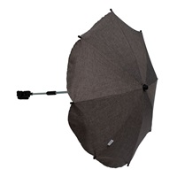 Sun umbrella for pram - brown-grey meliert