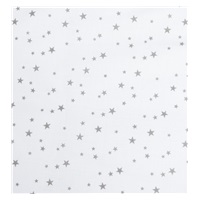 2-piece bedding New Baby 90/120 cm white grey stars