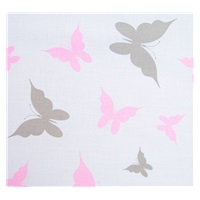 3-piece bedding New Baby 90/120 cm white butterflies