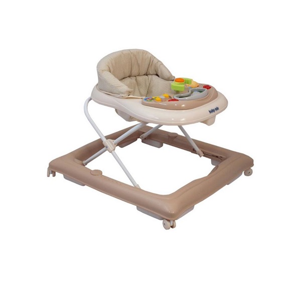 Baby Mix baby walker with steering wheel and silicone latte wheels