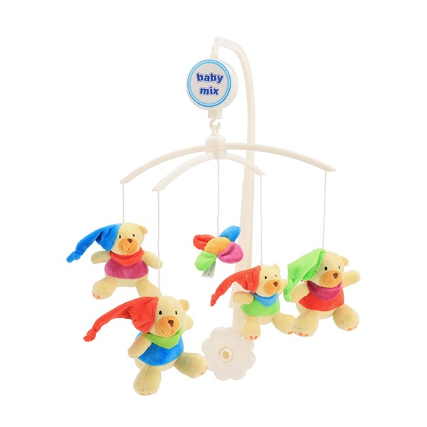 Carousel above the crib Baby Mix Bears with caps