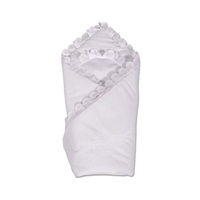 Cotton wrap with lace New Baby