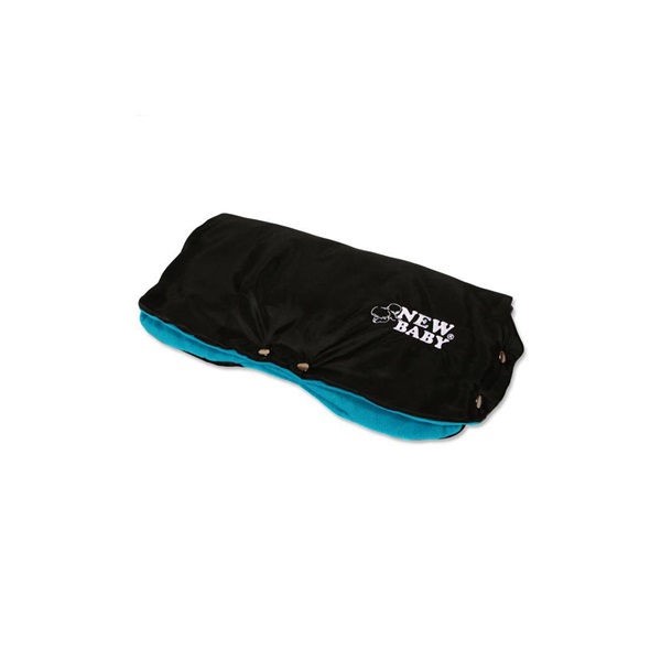 Classic Fleece stroller sleeve black/blue