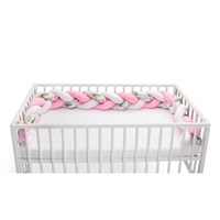 Crib Mantinel cop Sensillo pink flowers