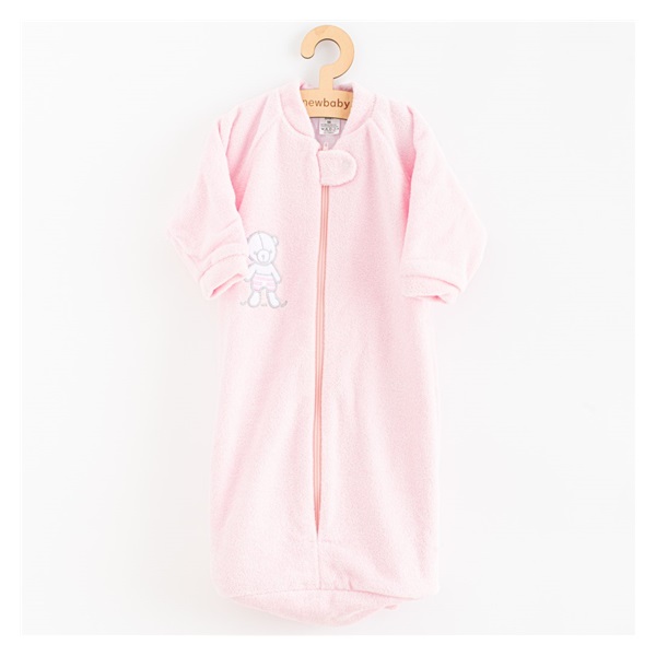 Baby terry sleeping bag New Baby teddy bear pink, size 62 (3-6m)