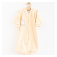 Baby terry sleeping bag New Baby teddy bear yellow, size 62 (3-6m)