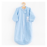 Baby terry sleeping bag New Baby teddy bear blue, size 62 (3-6m)