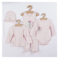 4-piece baby set Koala Moon pink, size 68 (4-6m)