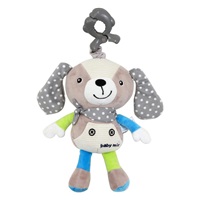 Baby Mix Plush Toy with Toy Machine and Clip Baby Mix Dog Beige