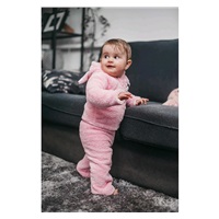 Winter baby sweatpants New Baby Penguin pink, size 62 (3-6m)