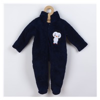 New Baby Penguin Winter Jumpsuit dark blue, size 68 (4-6m)