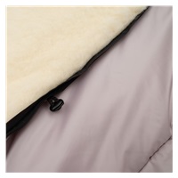 New Baby 3in1 baby fleece with sheep fleece pink