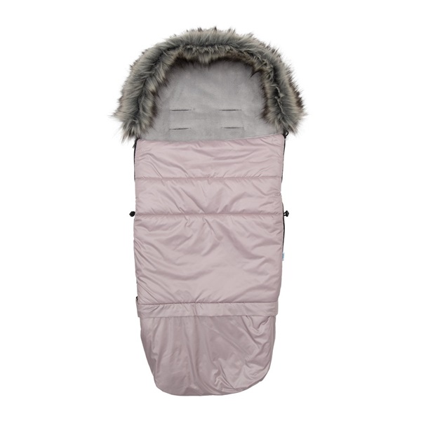 New Baby 3in1 baby sling with fur pink