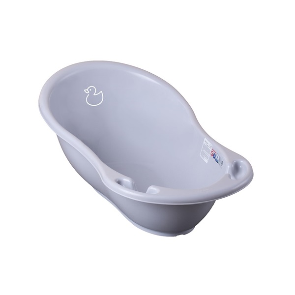 Anatomical bathtub 86 cm grey duck