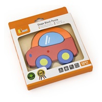 Wooden puzzle for kids Viga Car