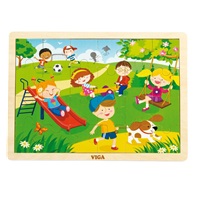 Children's wooden puzzle Viga Spring