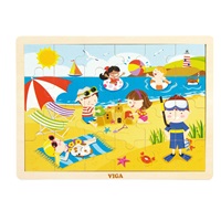 Children's wooden puzzle Viga Summer