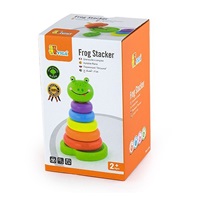 Wooden folding pyramid for little ones Viga Frog