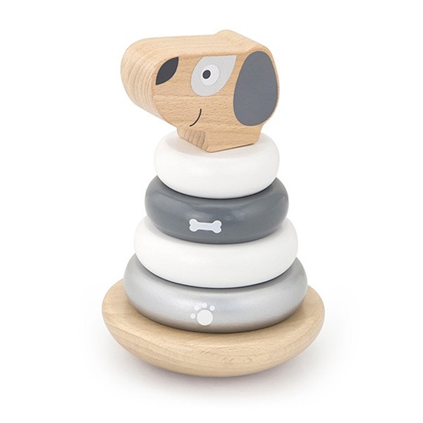 Wooden folding pyramid for little ones Viga Dog