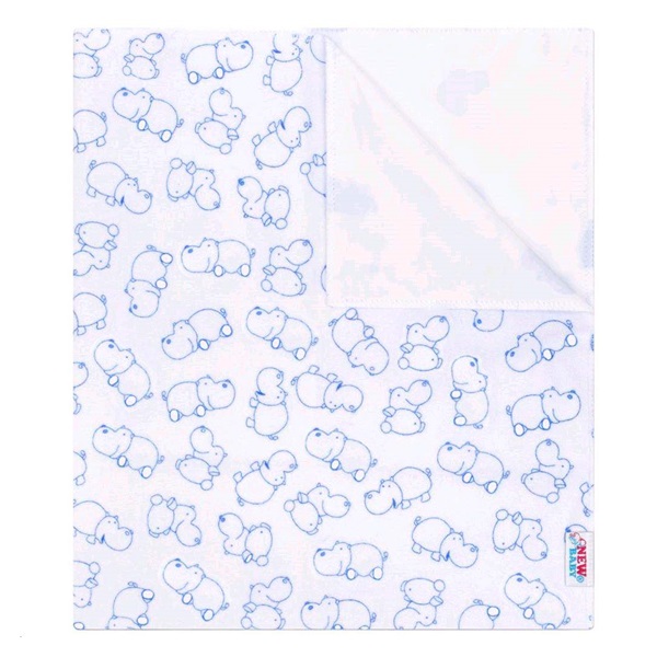 Waterproof flannel pad New Baby hippo