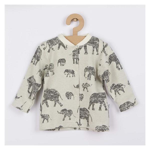 Baby coat Baby Service Elephants grey, size 62 (3-6m)