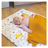 Bamboo knitted blanket NEW BABY 100x80 cm mustard