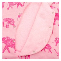 Baby Service Elephants Winter Infant Jumpsuit with Hood Pink, size 68 (4-6m)