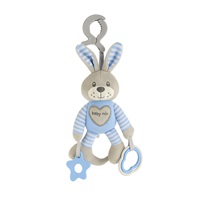 Plush toy with vibration Baby Mix rabbit blue