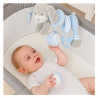 Spiral crib toy Baby Mix dog blue