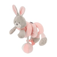 Spiral crib toy Baby Mix rabbit pink