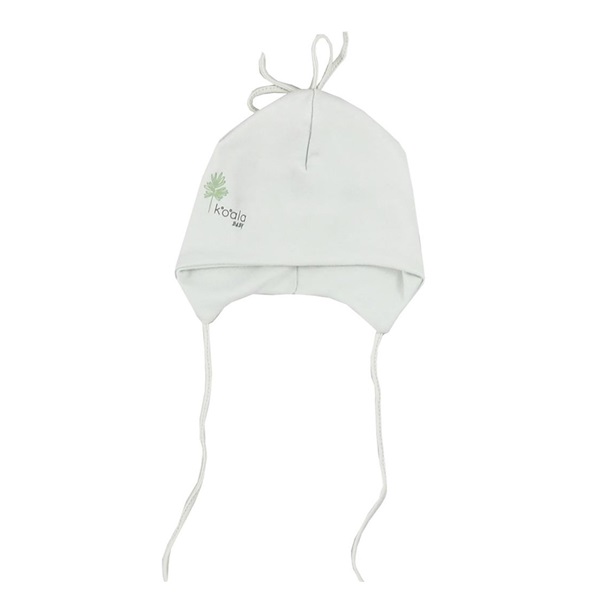 Baby cotton cap Koala Farm beige, size 56 (0-3m)